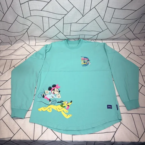 Disney Spirit Jersey Adult XS Teal 2024 Run Disney Disneyland‎ Half Marathon - Image 4