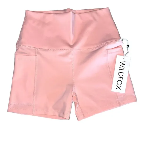 Wildfox Crystal Rose High Waist Carly 4" Shorts size Large NWT - Image 4
