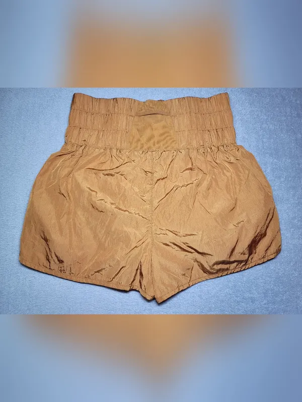 FP Movement The Way Home Shorts Honey Mallow Gold Bronze 2" Size L - Image 6