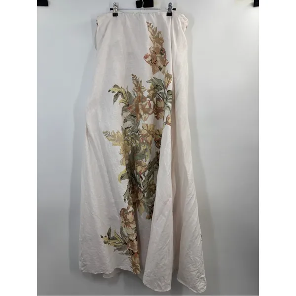Significant Other Parisa Linen Floral Strapless Maxi Dress AU14/US10 - Image 6