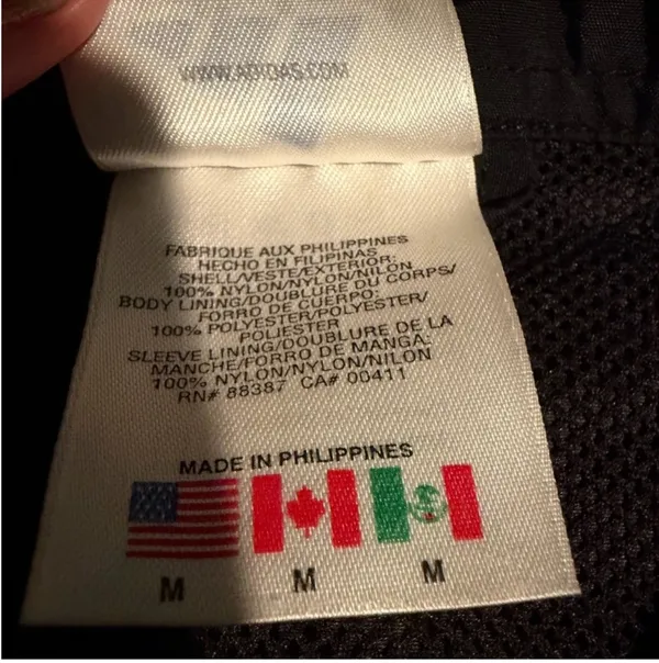 Vintage Y2K adidas Cropped Windbreaker Collarneck - Image 5