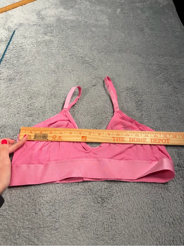Parade Pink Wireless Mesh Bralette XL - Image 11
