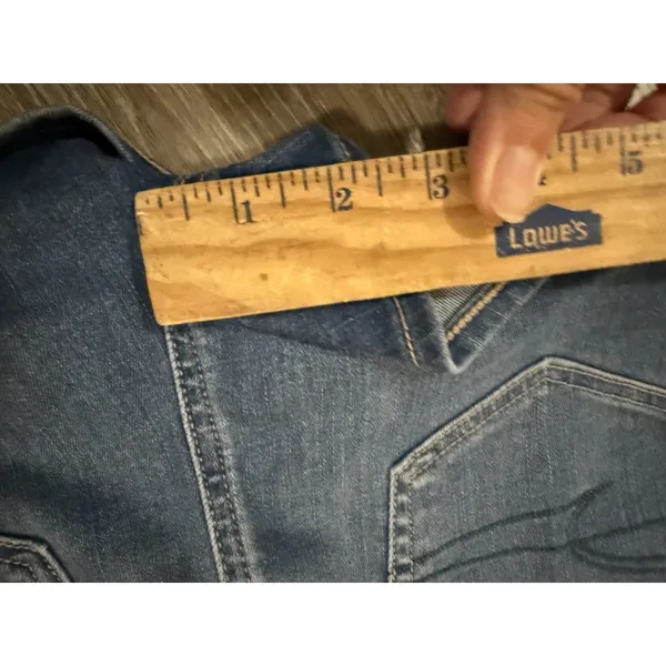 Women's American Eagle Next Level Stretch Shortie Denim Shorts Sz 10 - Image 7