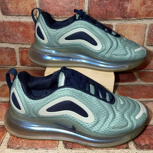 Pre-Owned Nike Air Max 720 Northern Lights Blue Metallic Shoes Size 6 AR9293-001 - Image 4
