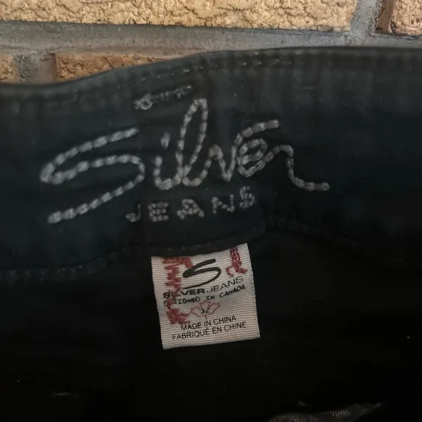 Silver Jeans Co Suki Bootcut Black Denim Jeans Women’s Size 32x32 - Image 2