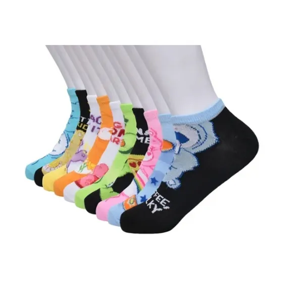 Care Bears Low Cut Socks 10 Pairs Womens Shoe Size 4-10 NEW Colorful Fun - Image 11