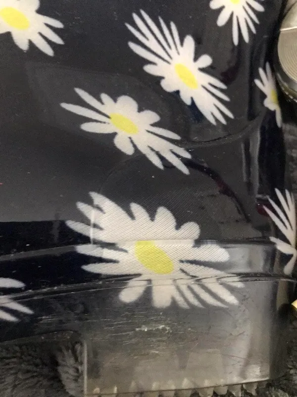 Daisy Floral Rain boots Size8 - Image 7