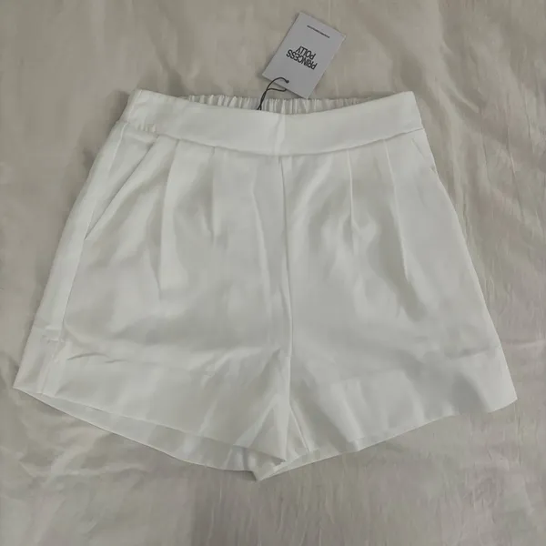 Princess Polly lesky shorts white - Image 2