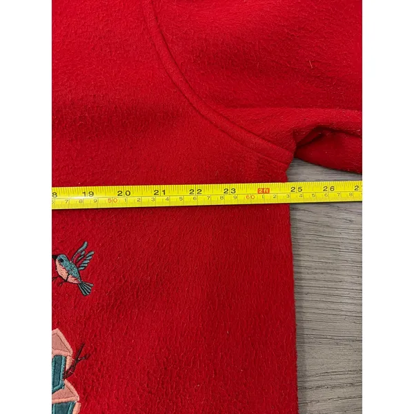 Take Two Red Fleece Bird Jacket, XL - Image 5