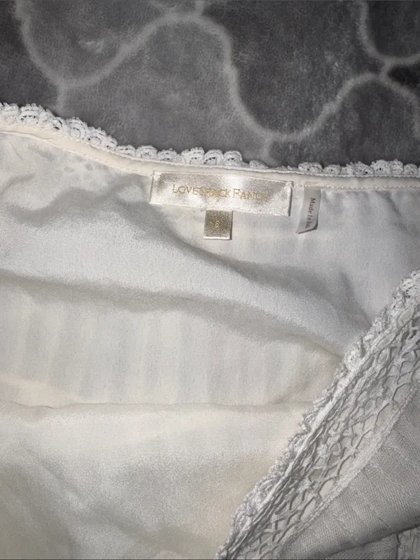 Loveshackfancy white skirt - Image 3