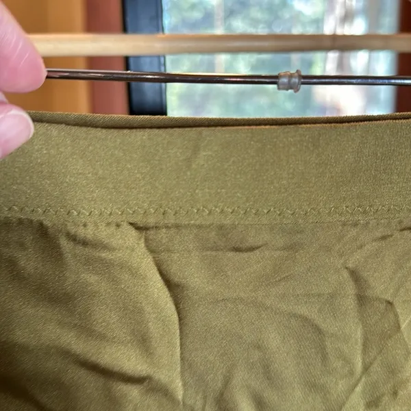 NWOT Intimately Free People Sweet Talker Half Slip Skirt Olive Green Size.Small - Image 7