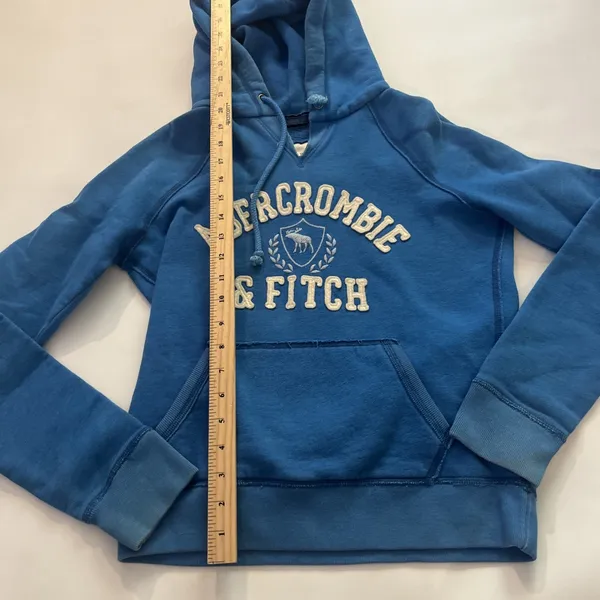 Y2K Large Abercrombie & Fitch Blue OG Hoodie - Image 7