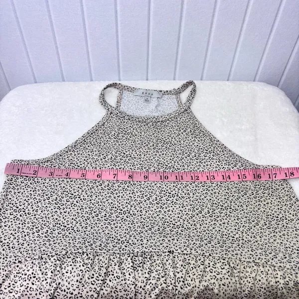 gaze Women’s Cropped Top Leopard Print Size‎ M Tan Size M - Image 7