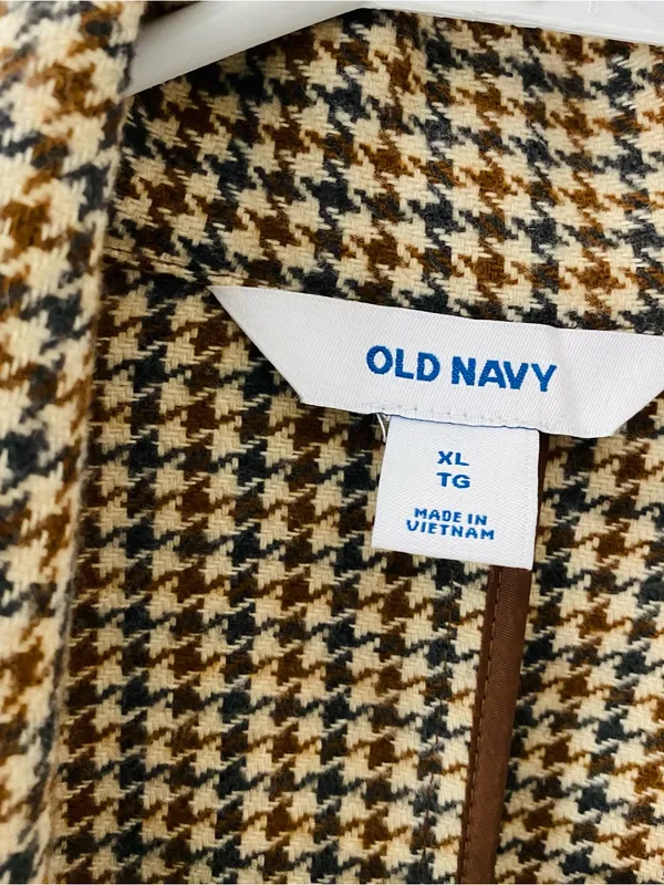 OLD NAVY Houndstooth Longline Blazer - Image 5