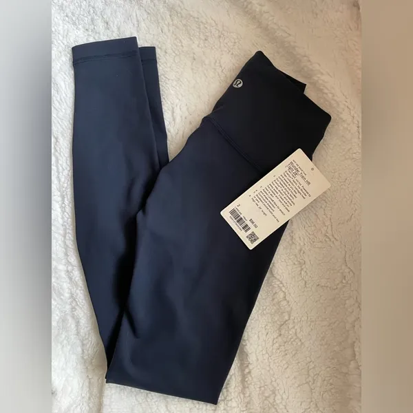 NWT Lululemon Wunder Train HR Tight 28 True Navy Blue Size 2 - Image 8