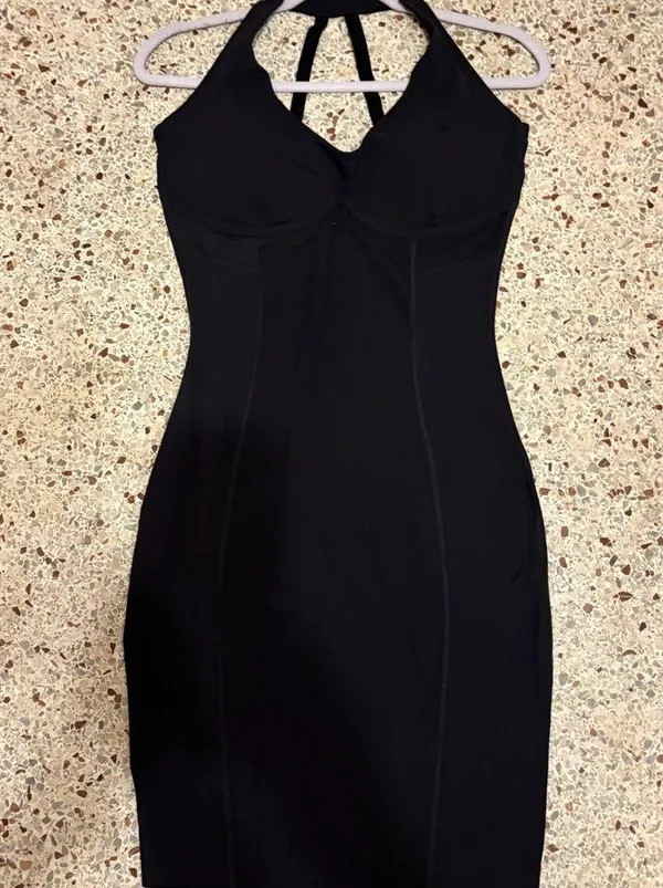 Gymshark Whitney dress black please read - Image 4