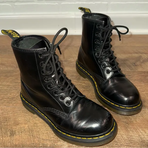Dr. Martens 1460 Women’s 8-Eyelet Black Leather Boots - Image 2