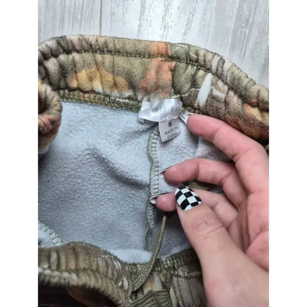 Angel Kiss Y2K Women's Brown and Tan sweatpants camo print - Image 7