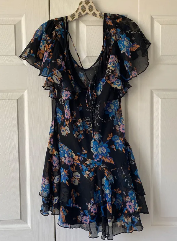 Free People NWOT Love to Love Floral Mini Dress - Image 10