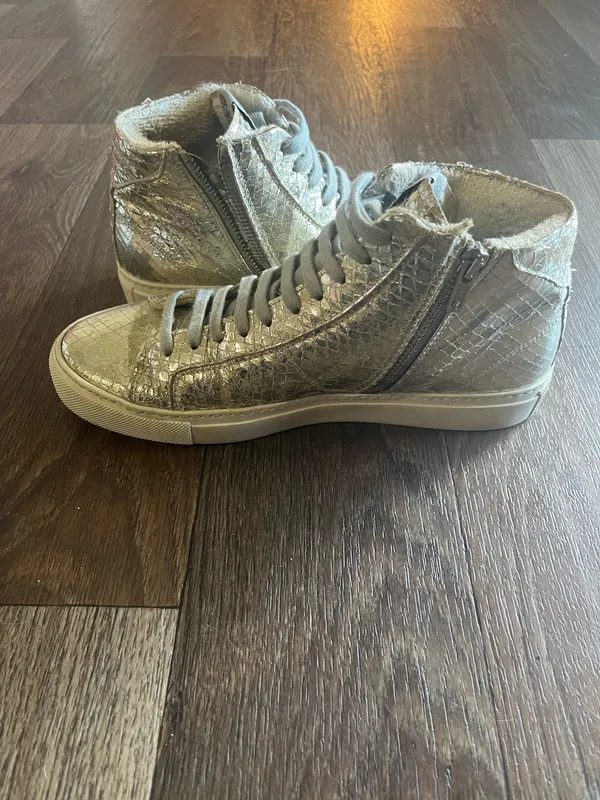 P448 Sneakers High-Top Skate Snakeskin Print 38 - Image 3