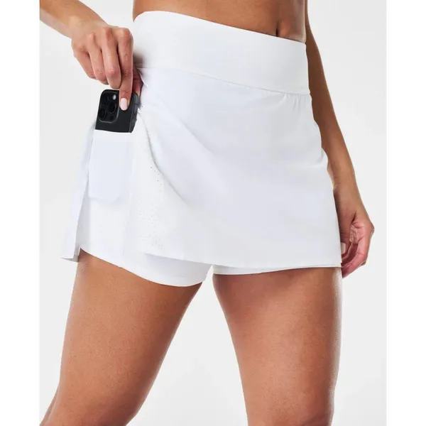 SPANX The Get Moving Tennis Skort in White Size Small - Image 2