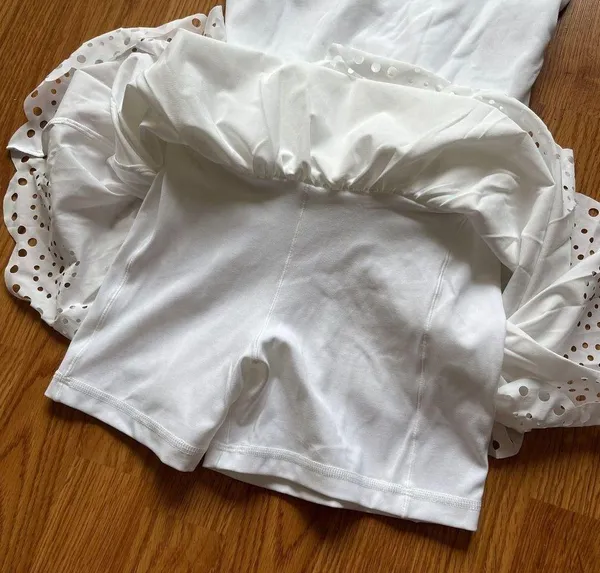 Aerie Offline Real Me Eyelet Lace Mini Skort Exercise Dress Size Small - Image 6