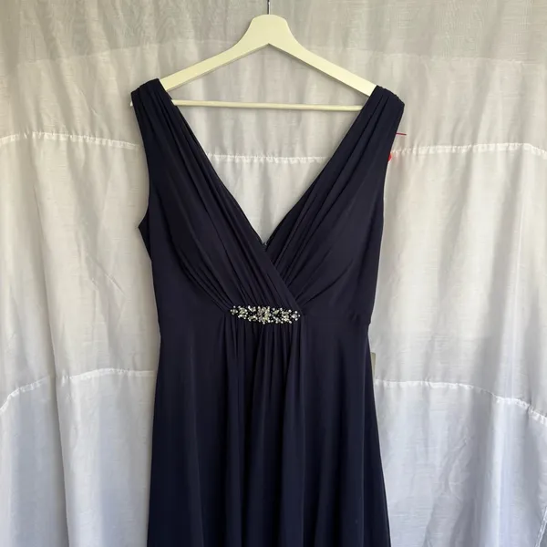 Eliza J Crystal Detail High-Low Gown - Image 13