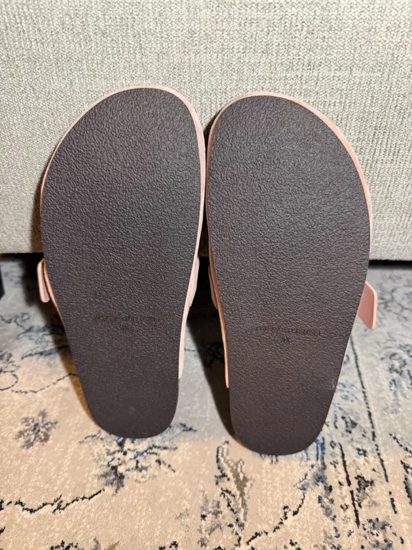 Tory Burch Mellow Mule Suede Pink/Gold - Image 7