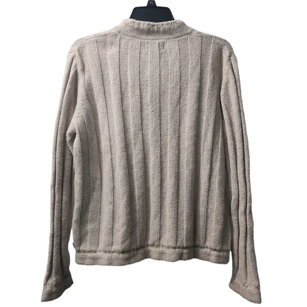Woolrich 1/4 Zip Pullover Sweater Ribbed Knit Long Sleeve Casual Top‎ M - Image 2
