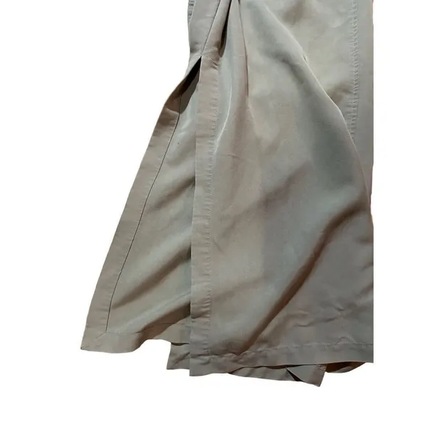 Vintage Directives Olive‎ green sleeveless maxi dress lyocell sz S - Image 8