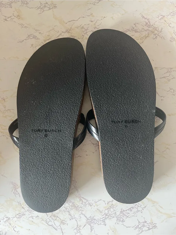 Tory Burch Black Miller Cloud Sandals - Image 8
