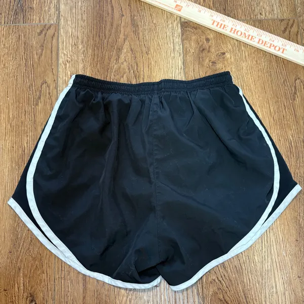 Nike Women's Tempo‎ Running Shorts Black White Small Dri-FIT Lined Active - Image 6
