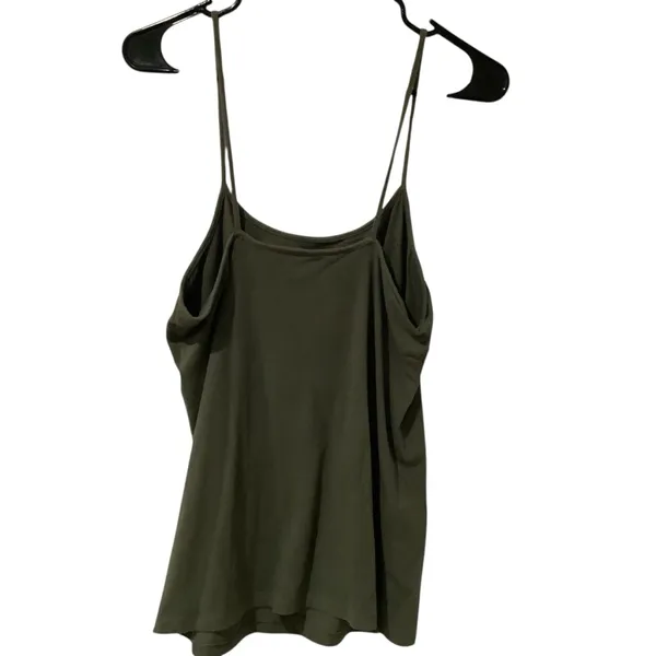 Time and Tru Olive Camisole Tank Top Size L - Image 5