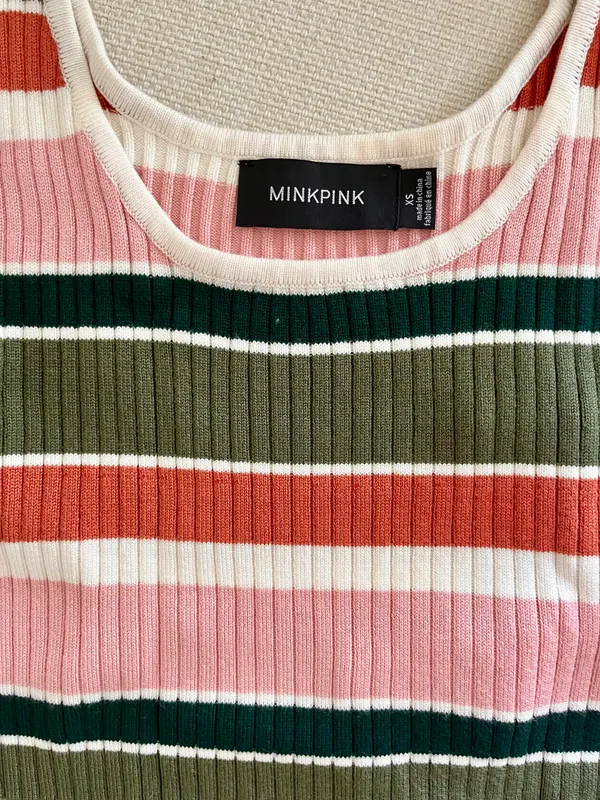Princess Polly Stripe Crop Tank Top by MINKPINK - Image 6