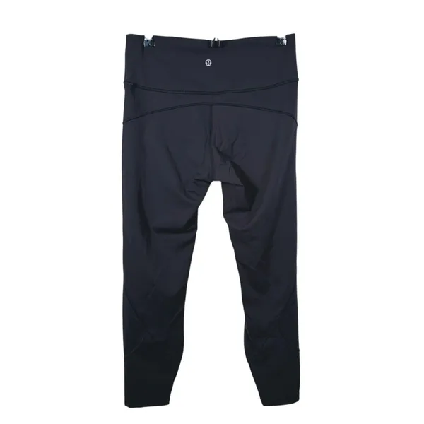 Lululemon In Movement Leggings 25" Everlux Size 10 Black Yoga Workout Gym Active - Image 4