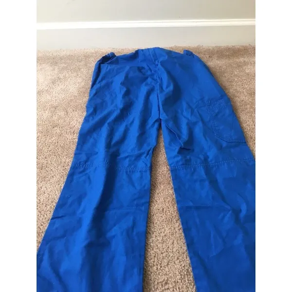 Cherokee Women's Scrub Pants Nurse Medical Size Small Royal Blue - Image 3