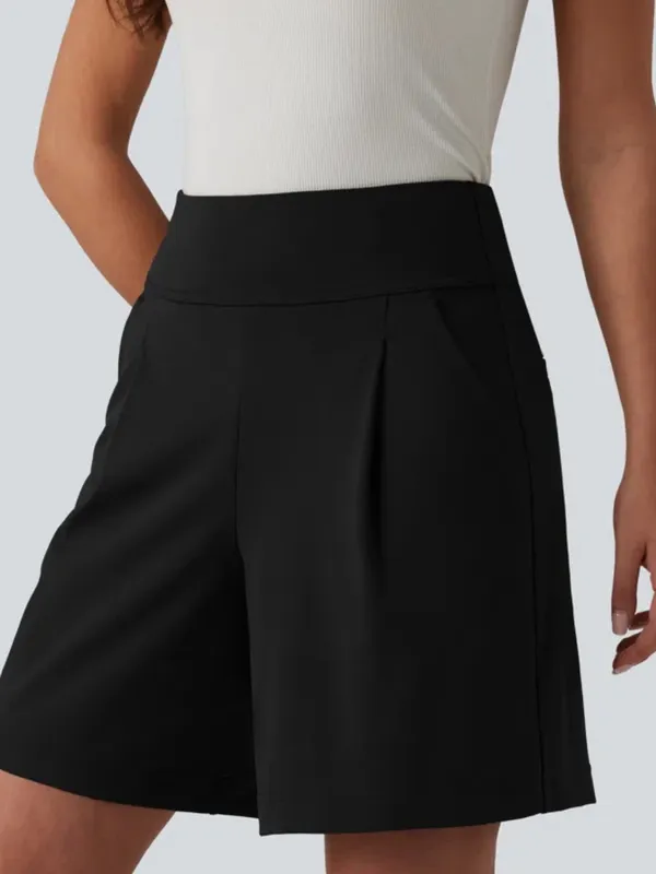 NEW Halara DayStretch High Waisted Work Baggy Bermuda Shorts Women’s Small - Image 3