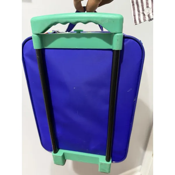 Vintage Disney Store Winnie‎ the Pooh & Piglet Rolling Suitcase Luggage Carry On - Image 7