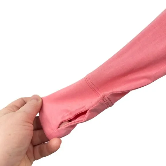 Offline by Aerie Womens Coral Pink Modal Turtleneck Long‎ Sleeve Top Thumbholes - Image 7