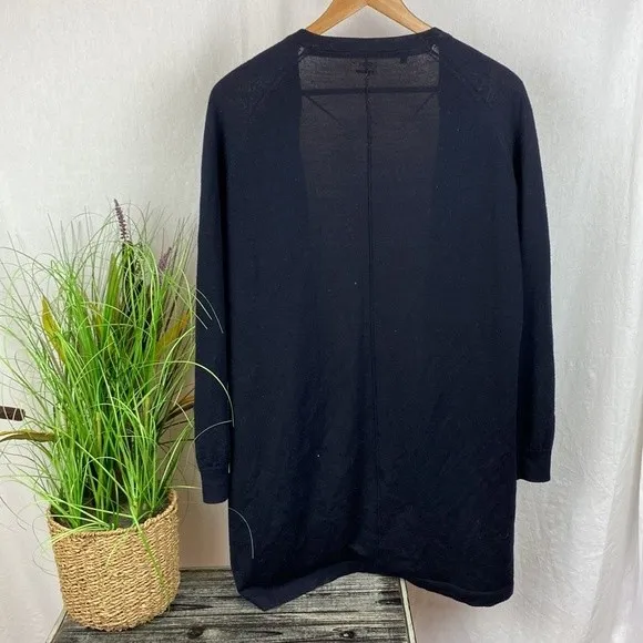 Gymshark Women's Black Knit Oversized Open Front Sweater M - Image 3