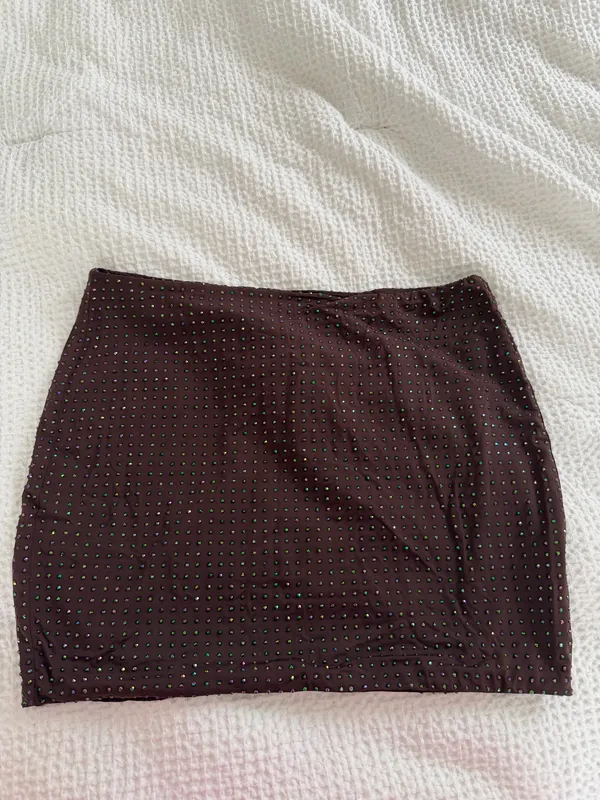 White Fox Boutique embellished mini skirt - Image 2