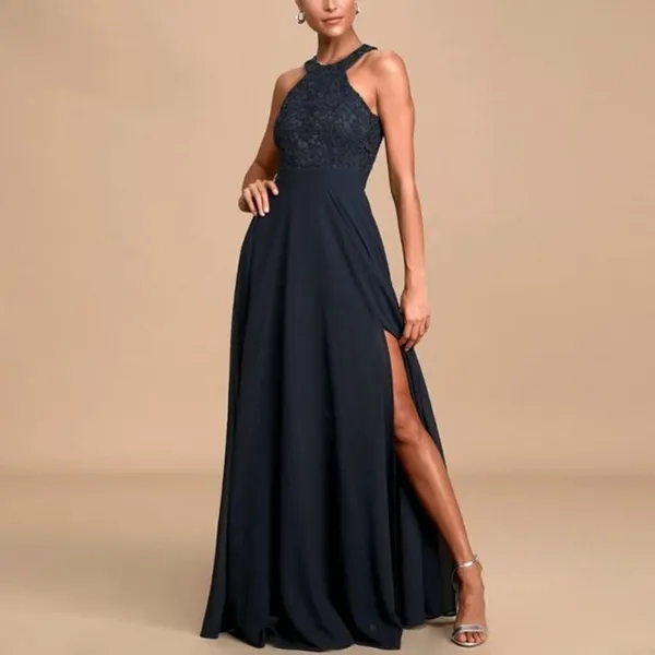 Lulus ✨ Picture Perfect Navy Blue Lace Maxi Dress✨ - Image 8