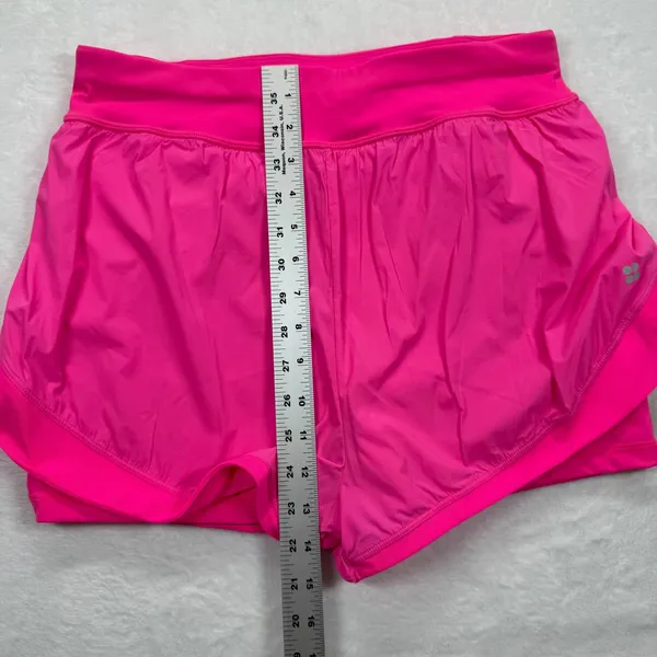 Sweaty Betty Running Shorts‎ Lightweight Hot Pink Athletic Gym Size 10 - Image 3