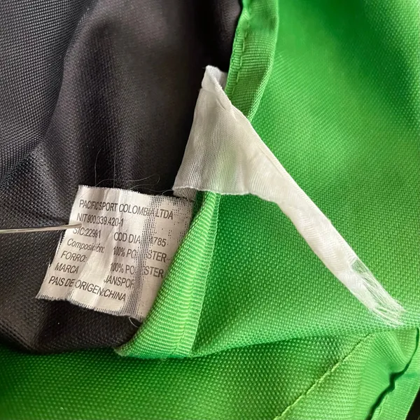 JanSport Vintage Neon Green SuperBreak 25L Backpack - Image 4
