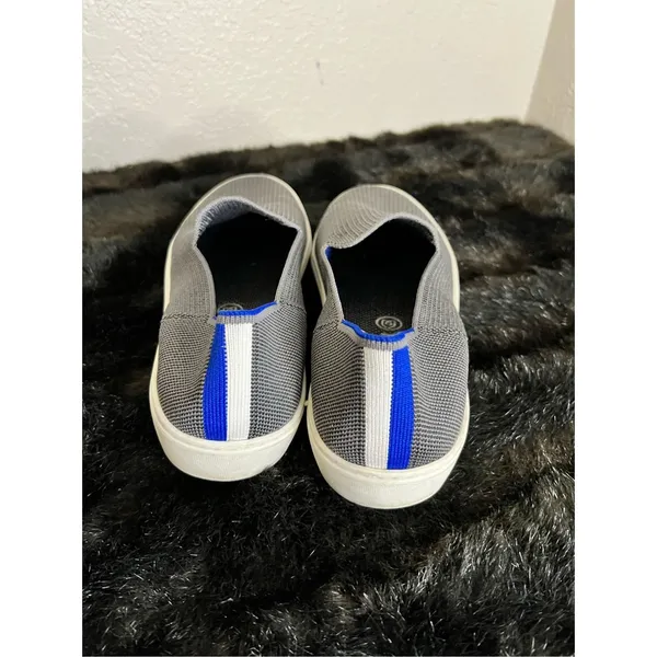 Rothy's The Original Slip On Sneaker Anchor Textile Blue grey Women’s US 8.5 - Image 4