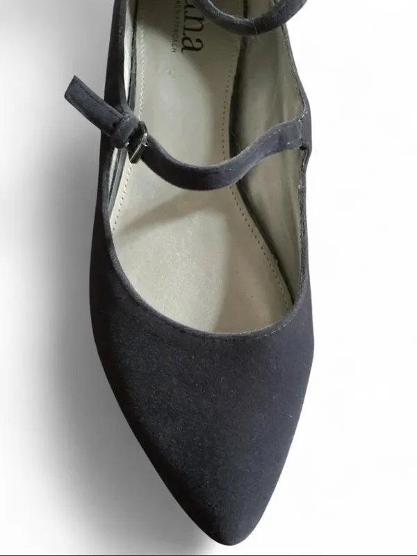 a.n.a Gray Pointed Toe Strappy Ballet flat 7 - Image 3