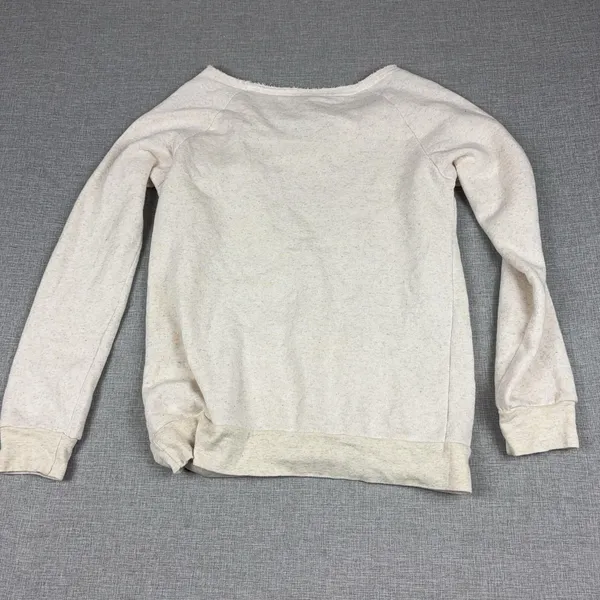 Hard Rock Sweatshirt Womens XL White Seminole Tampa Boat Neck Fleece Graphic - Image 8