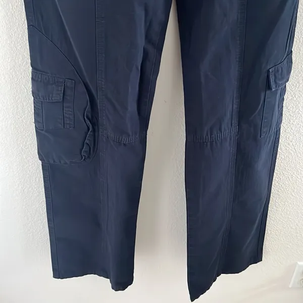 Brandy Melville Cargo Pants - Navy - Image 4