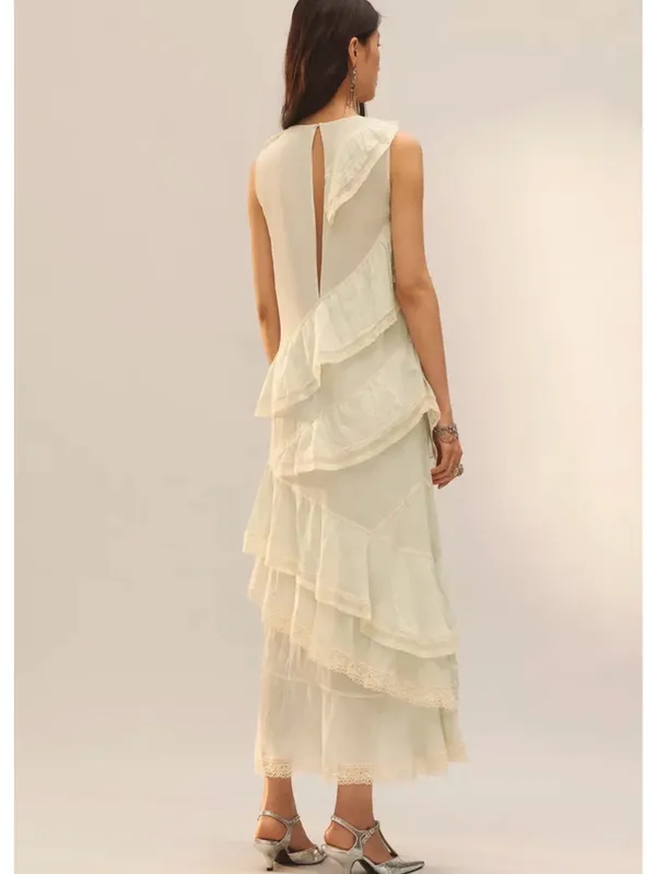 Zara limited edition ruffle maxi dress - Image 2