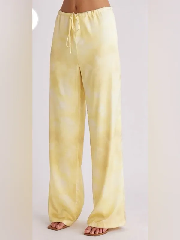 SNDYS LYRA PRINT PANT - PANNA COTTA size XXS NWT - Image 3